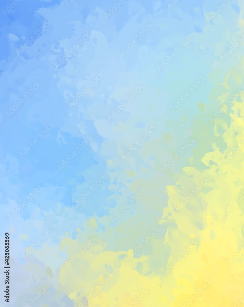 Fototapeta premium Brushed Painted Abstract Background. Brush stroked painting. Artistic vibrant and colorful wallpaper..