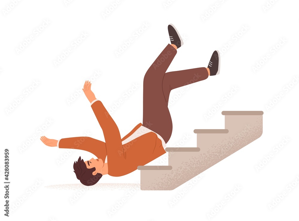 People Falling Down Stairs