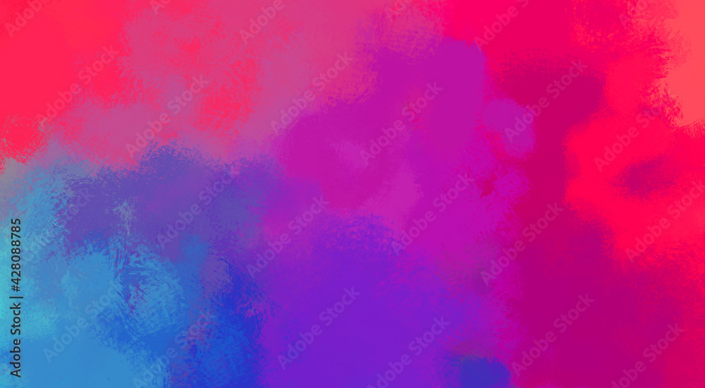 Brushed Painted Abstract Background. Brush stroked painting. Artistic vibrant and colorful wallpaper.