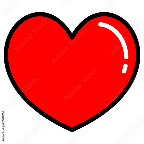 Collection of illustrations of hearts, love symbol icon, love symbols
