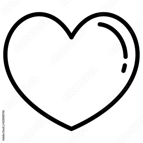 Collection of illustrations of hearts, love symbol icon, love symbols