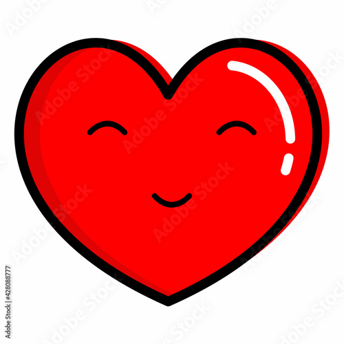 Collection of illustrations of hearts, love symbol icon, love symbols