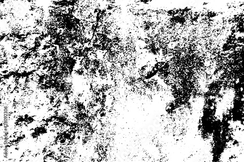 Vector grunge texture background. Black and white abstract.