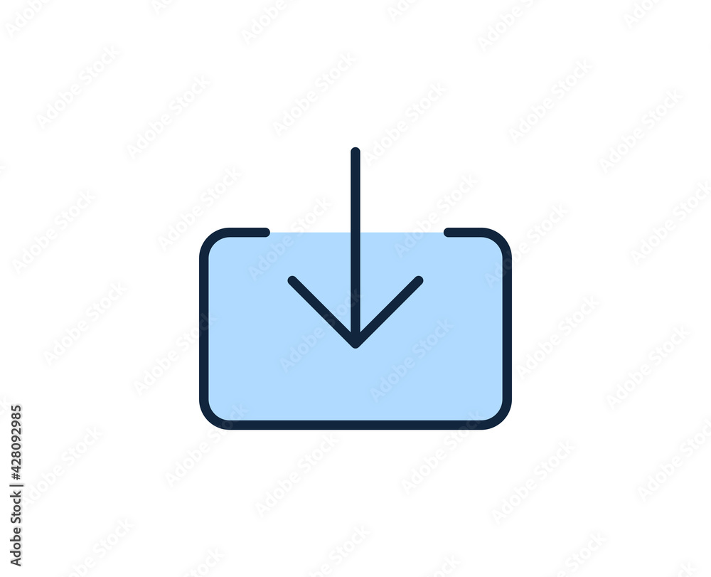 Color line icon on white background. Premium symbol for web design or mobile app. Color line icon on white background. Premium symbol for web design or mobile app.