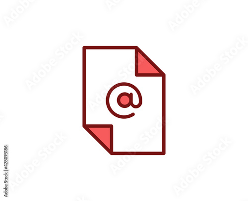 Color line icon on white background. Premium symbol for web design or mobile app. 