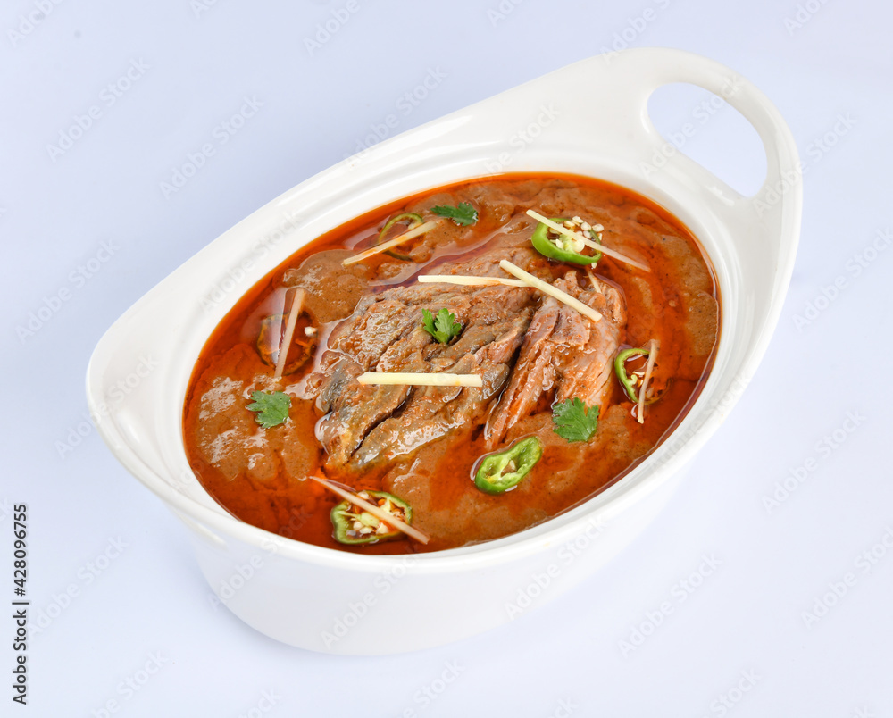 Nihari or Nehari, A Traditional & Special Food, prepared with cow or buffalo meat, spices and cook on low heat Nihari or Nehari, A Traditional & Special Food, prepared with cow or buffalo meat, spices and cook on low heat