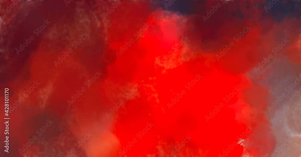 Fototapeta premium Watercolor brushstrokes. Modern art. Abstract texture. 2d illustration. Expressive handmade watercolors on surface. Colorful backdrop. Multi color backdrop. Contemporary wall art.