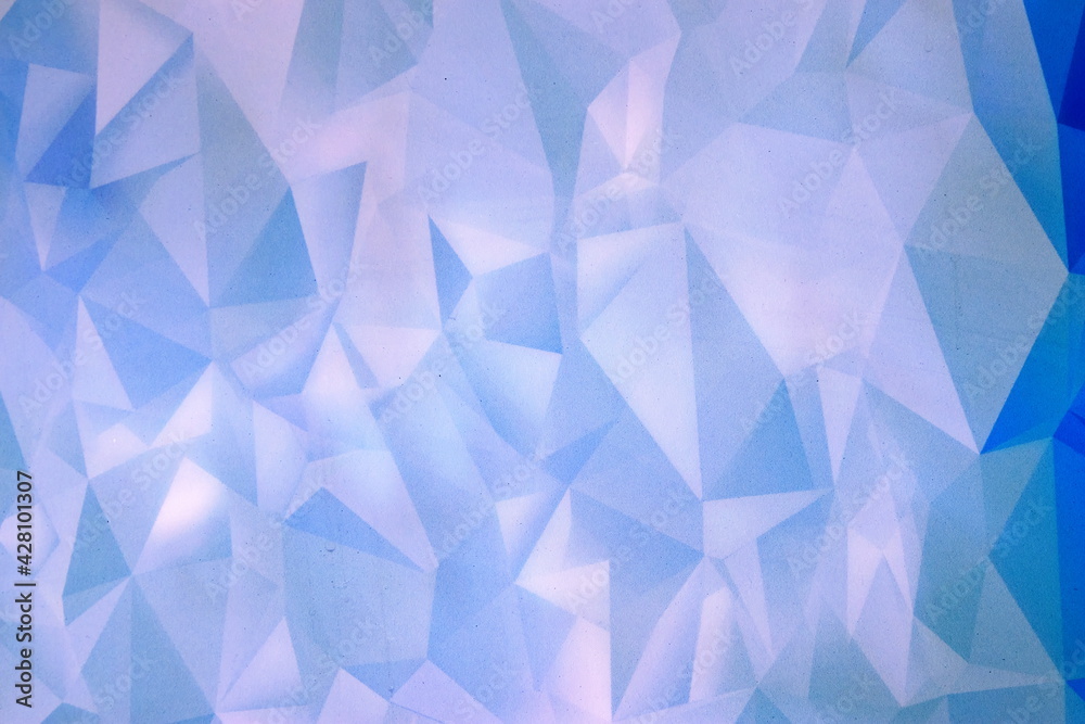 The texture of the linear shapes on the wall is blue