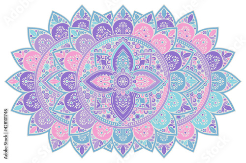 Vector indian Mandala ethnic design
