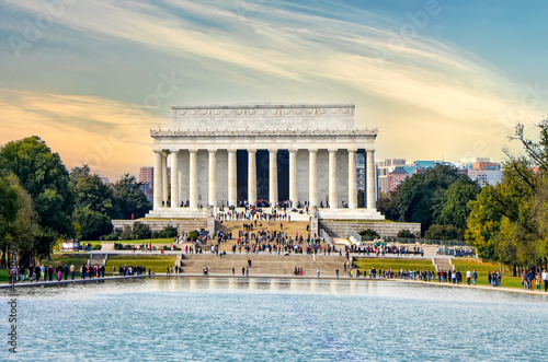 The Lincoln Memorial in Washington DC 