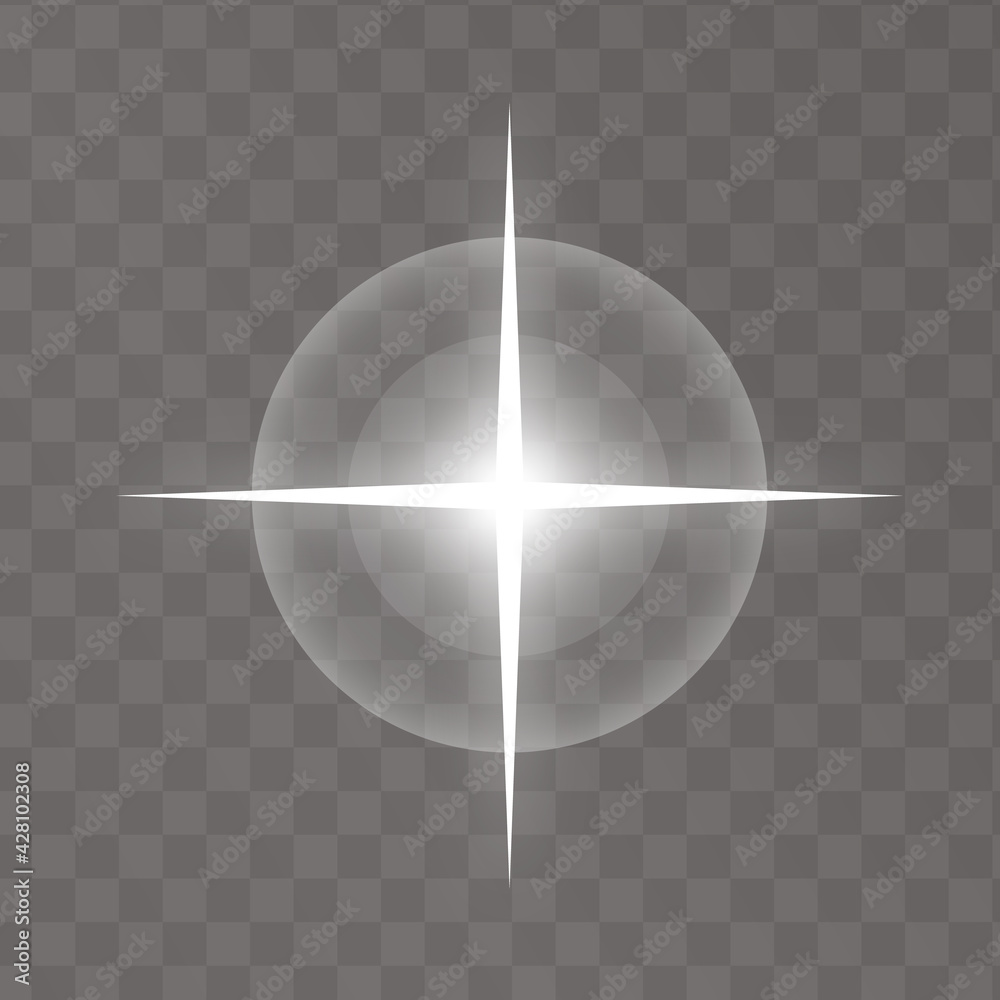 ライト 光 イラスト Stock Vector Adobe Stock