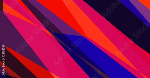 Wallpaper Mural Trendy geometric abstract background in minimalistic flat style with dynamic composition. Torontodigital.ca