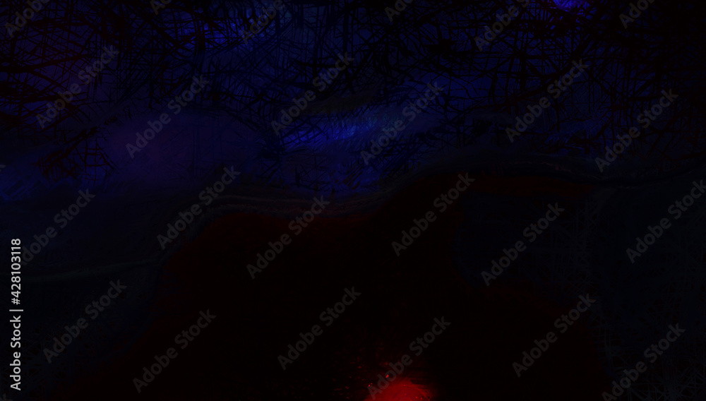 Fototapeta premium Modern art. Colorful contemporary artwork. Color strokes of paint. Brushstrokes on abstract background. Brush painting.