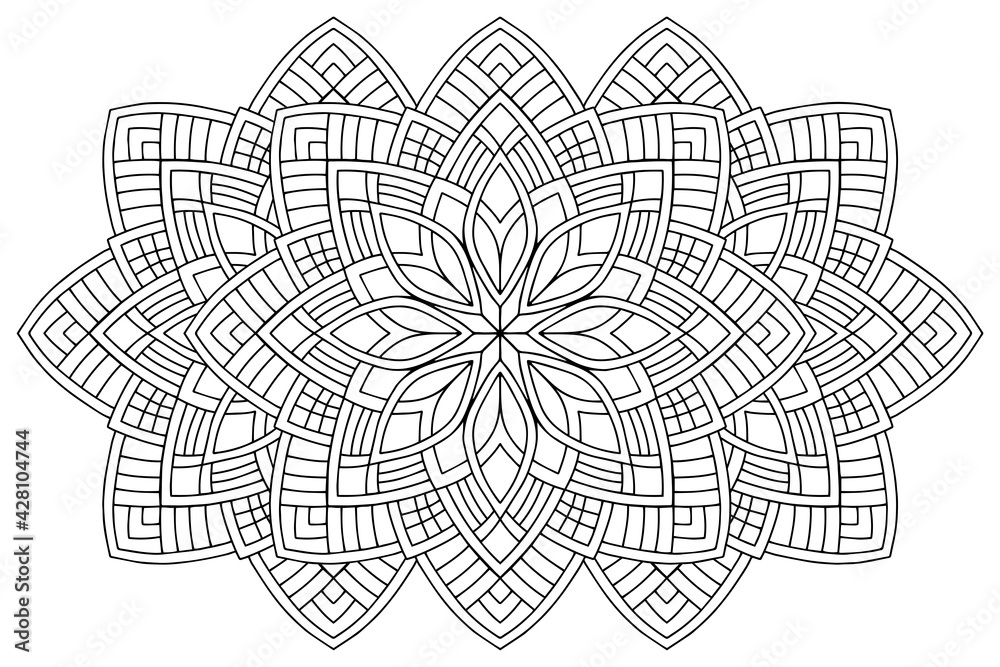 Vector indian Mandala ethnic design