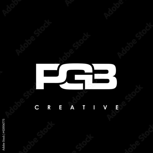 PGB Letter Initial Logo Design Template Vector Illustration