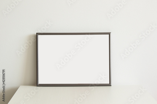 empty landscape mock up frame for pictures