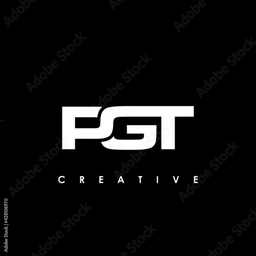 PGT Letter Initial Logo Design Template Vector Illustration