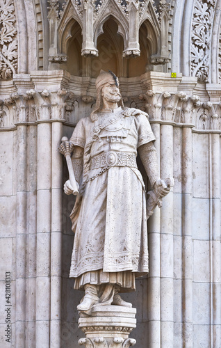 Statue on the Budapest Parliament, Hungary
