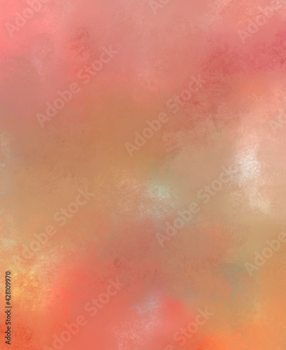 Brushed Painted Abstract Background. Brush stroked painting. Strokes of paint. 2D Illustration.