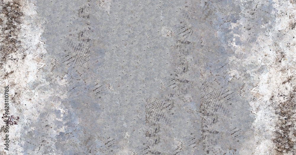 Fototapeta premium Gray cement wall or concrete surface texture for background.