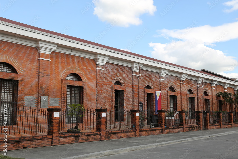 Eingestellter Bahnhof in San Fernando City, Provinz Pampanga, Philippinen Eingestellter Bahnhof in San Fernando City, Provinz Pampanga, Philippinen