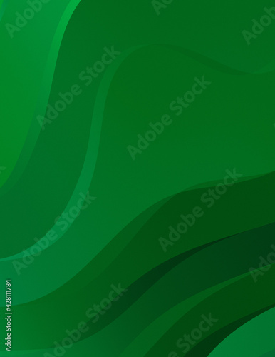 Abstract background. Colorful wavy design wallpaper. Creative graphic 2d illustration. Trendy fluid cover with dynamic shapes flow. © Hybrid Graphics
