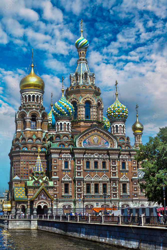 The Church of the Savior on Spilled Blood in St Petersburg, Russia. Собор Воскресения Христова