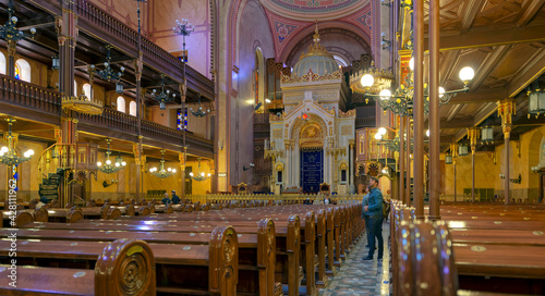 Photography jüdische Synagoge Budapest Innen