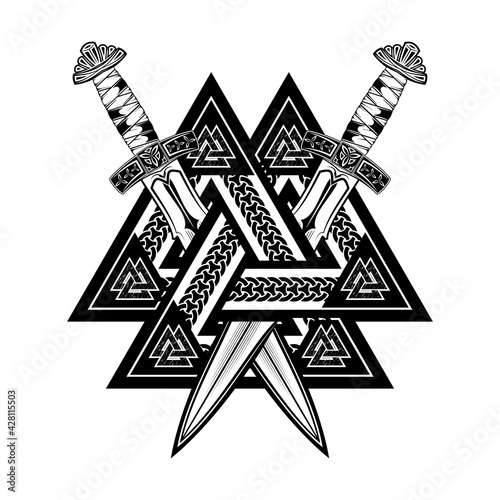 Obraz na plátne Sword_Triskel_0003
