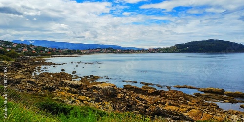 lake and mountains