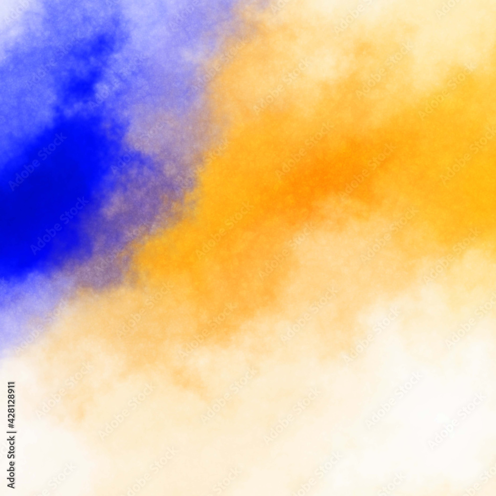 Fototapeta premium Watercolor painted background. Abstract Illustration wallpaper. Brush stroked painting. 2D Illustration.