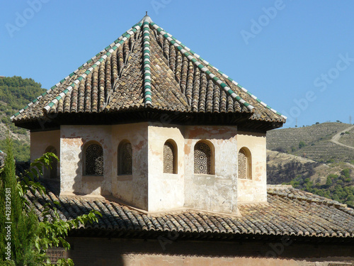 Granada (Spain). Exterior dome of the Sala de los Abencerrajes in the Alhambra in Granada