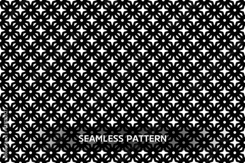 Seamless tribal texture geometric design