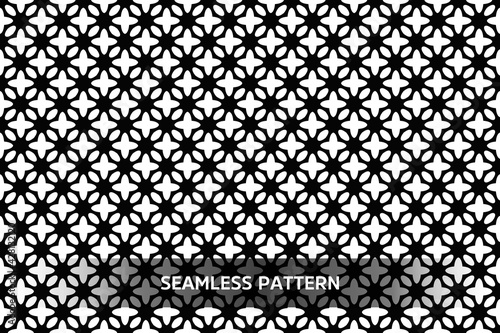 Seamless tribal texture geometric design