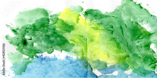 abstract watercolor hand painted background