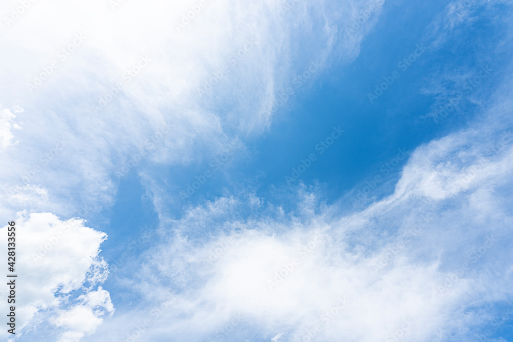 Clouds on a blue sky on a sunny day. Clouds on a blue sky on a sunny day.