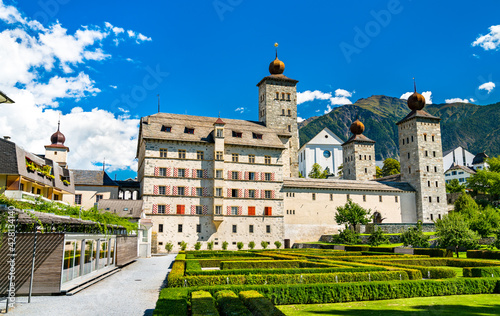 Obraz na płótnie The Stockalper Palace in Brig, Switzerland