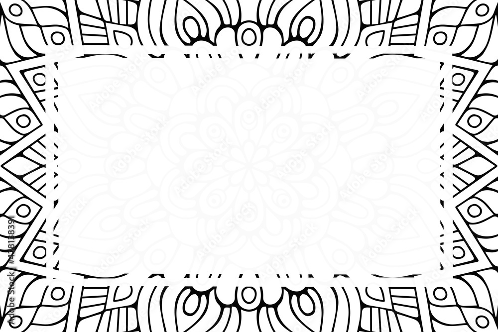 Vector islamic background with mandala Vector islamic background with mandala