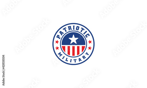 Symbol Patriotic logo vector icon illustration