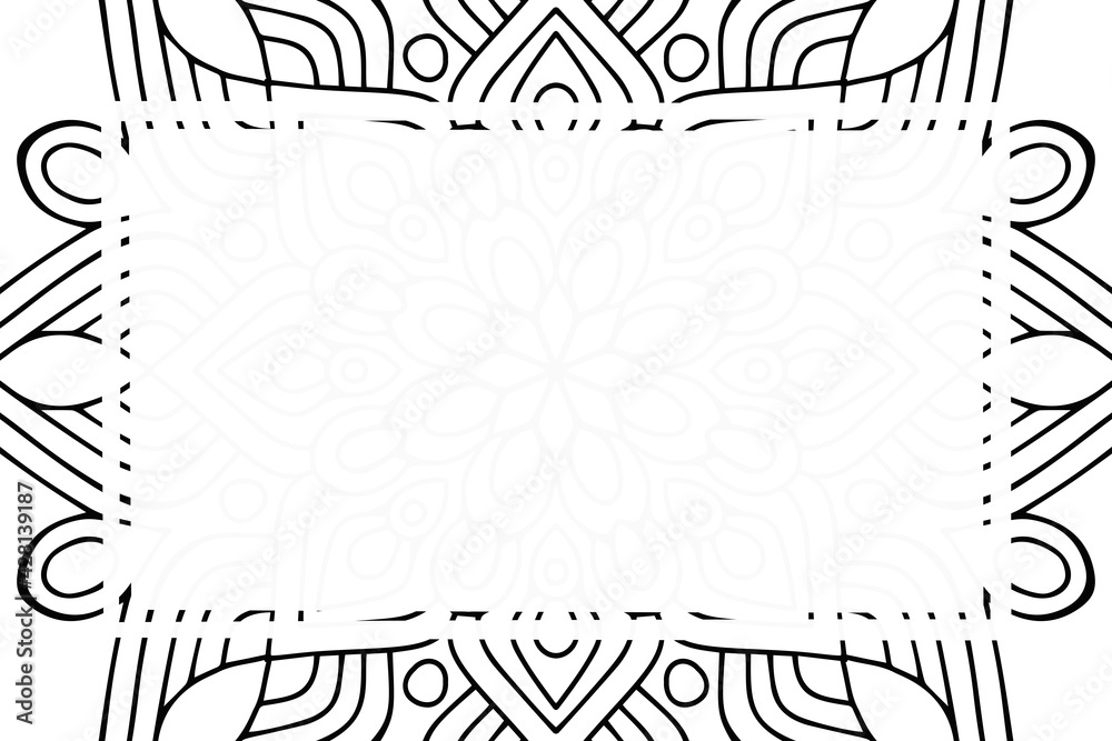 Vector islamic background with mandala Vector islamic background with mandala