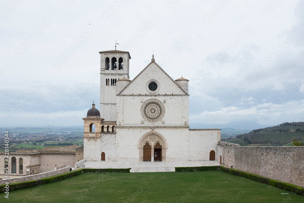 Fototapeta premium San Francesco d'Assisi, in Assisi, Umbria.