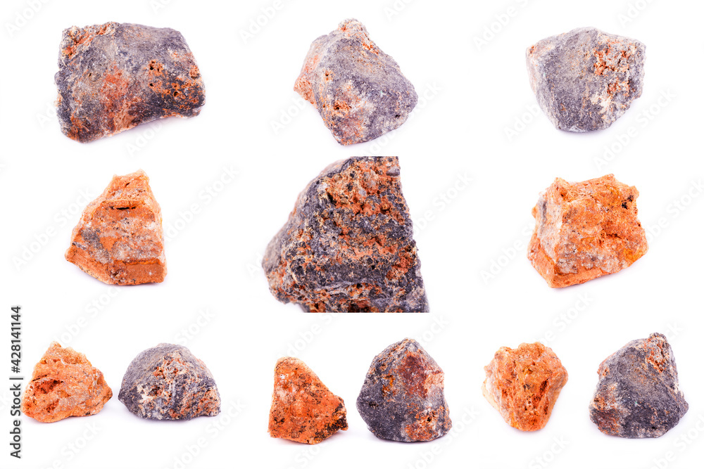 Collection of stone mineral sphalerite Collection of stone mineral sphalerite