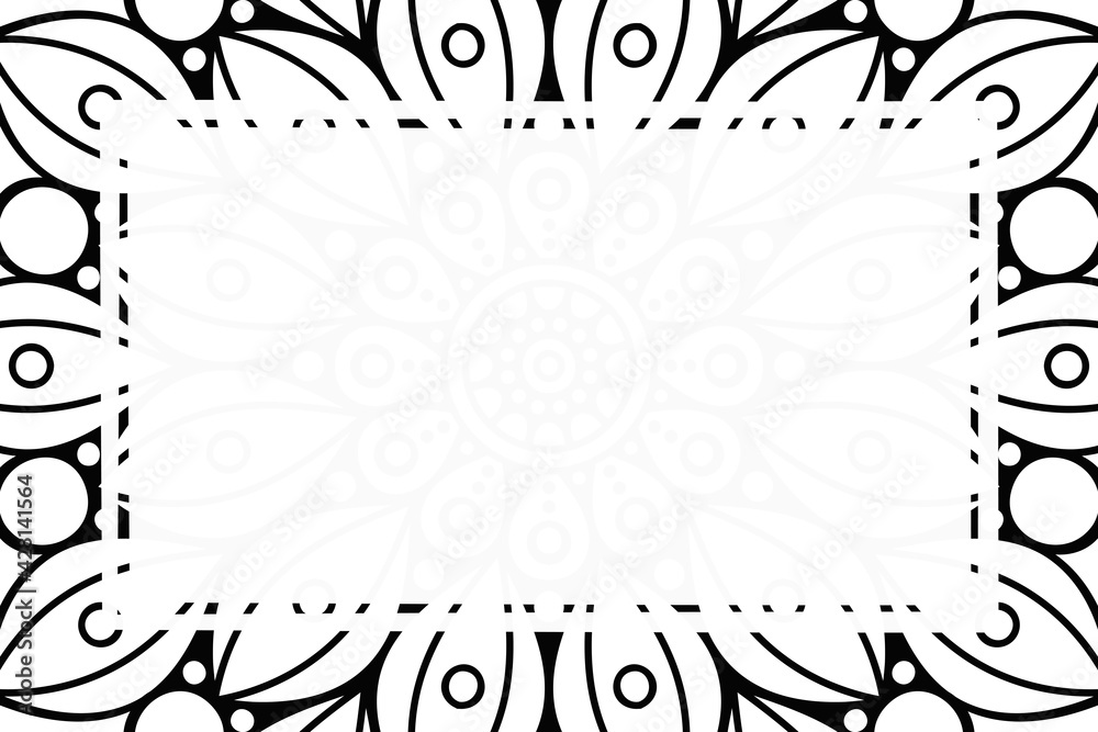 Vector islamic background with mandala Vector islamic background with mandala