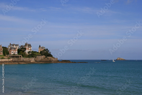 atlantic littoral in dinard in brittany (france)  © frdric