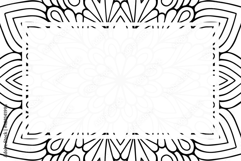 Vector islamic background with mandala Vector islamic background with mandala