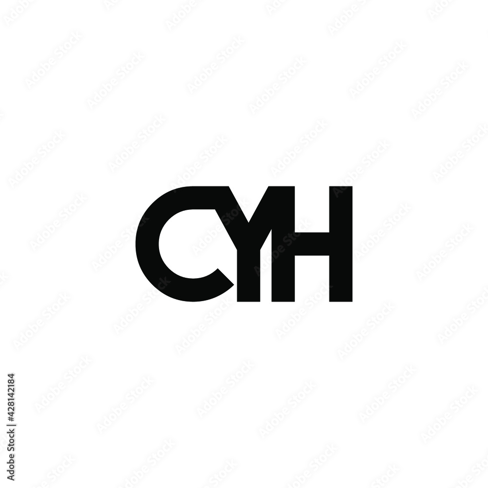 cyh letter original monogram logo design cyh letter original monogram logo design
