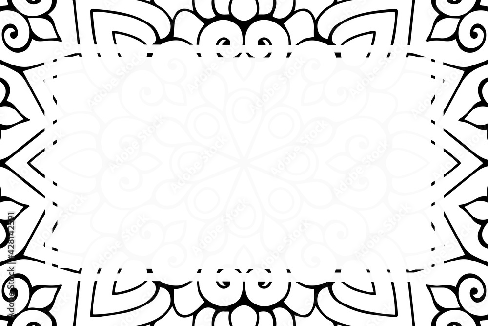 Vector islamic background with mandala Vector islamic background with mandala