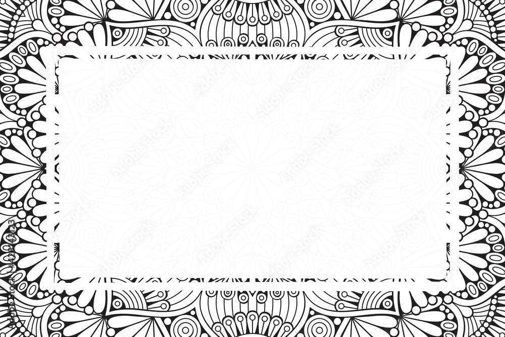 Obraz premium Vector islamic background with mandala