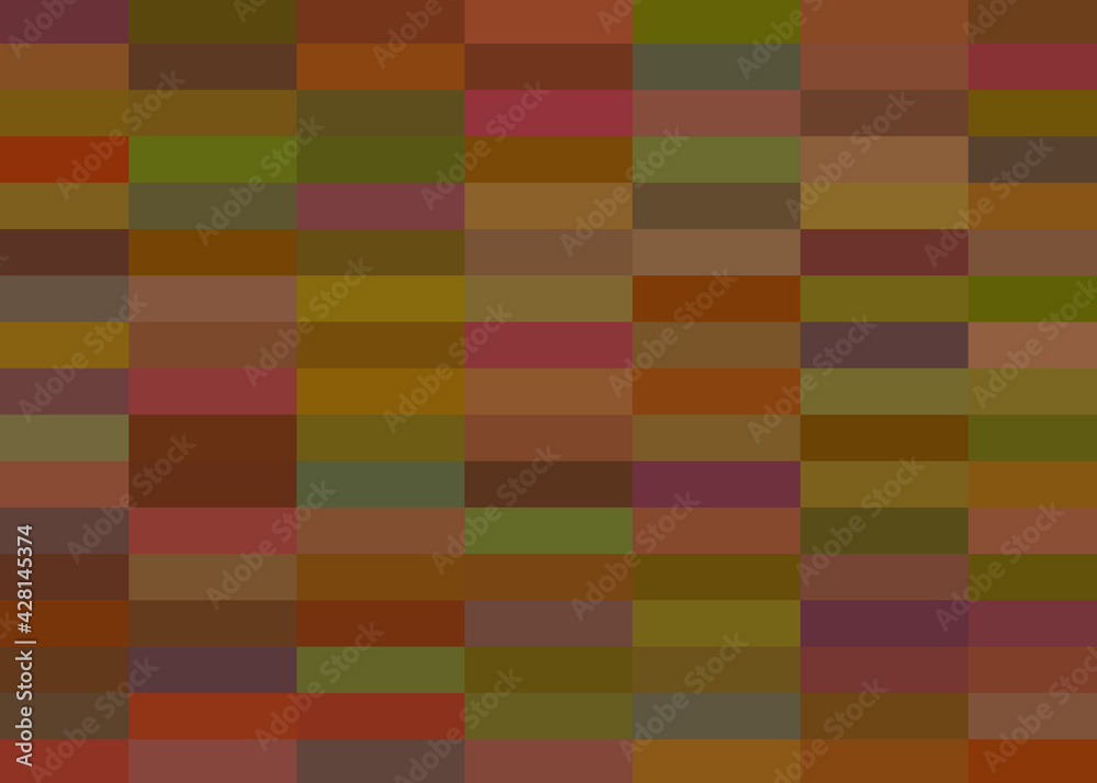 Brown background consisting of many rectangles. Brown background consisting of many rectangles.