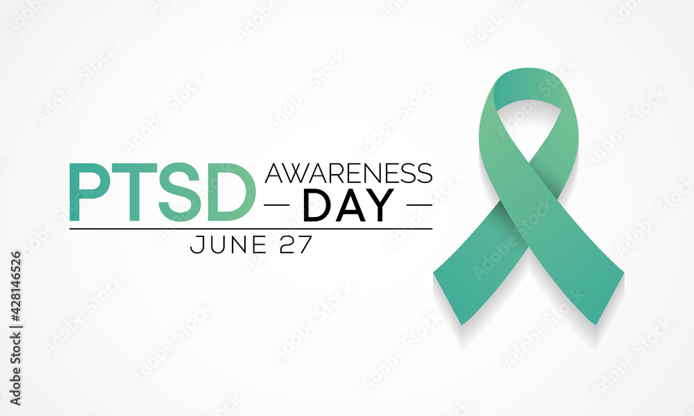 PTSD awareness day is observed every year on June 27. Posttraumatic stress disorder is a psychiatric disorder that may occur in people who have experienced or witnessed a traumatic event. vector art. PTSD awareness day is observed every year on June 27. Posttraumatic stress disorder is a psychiatric disorder that may occur in people who have experienced or witnessed a traumatic event. vector art.